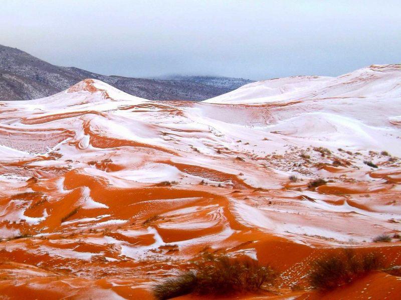 По 37 години падна снег во Сахара 